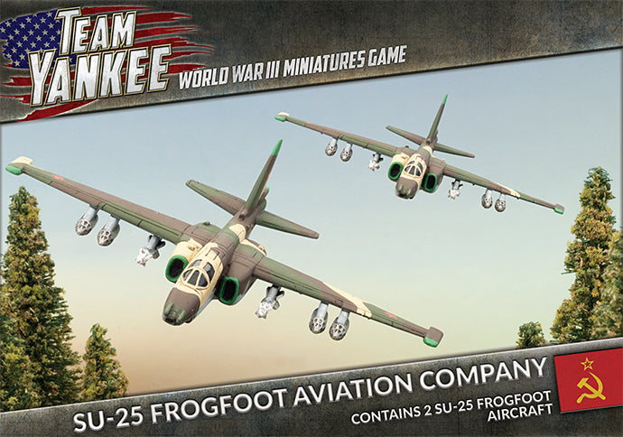 Flames of War: Team Yankee WW3: Soviet (TSBX09) - SU-25 Frogfoot Aviation Company (Plastic)