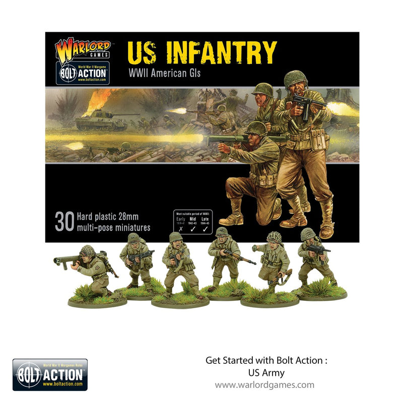 Bolt Action: US Infantry WWII American GI's