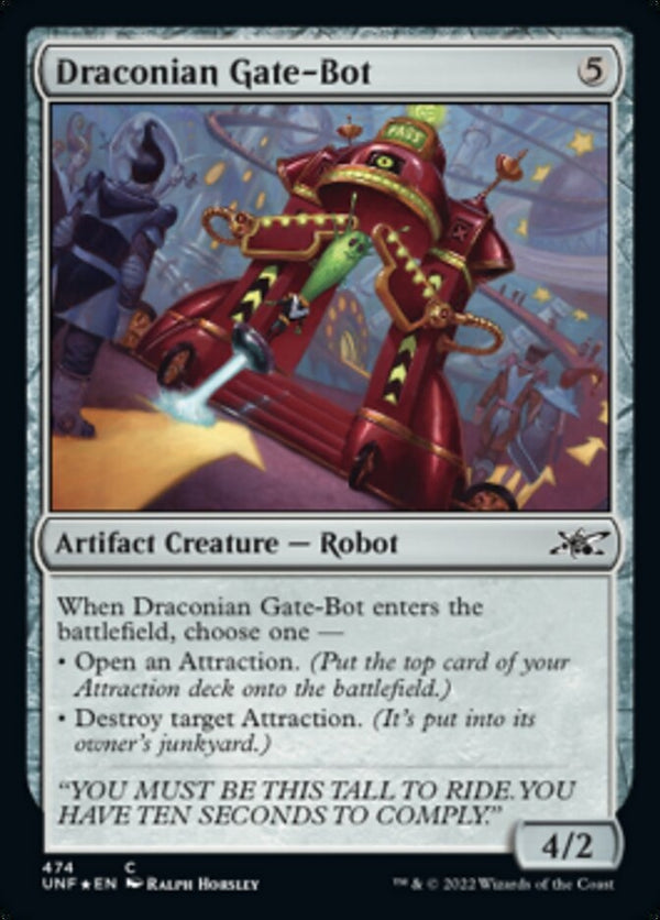 Draconian Gate-Bot [#474 Galaxy Foil] (UNF-C)