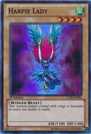 Harpie Lady (LCJW-EN082) Super Rare 1st Edition