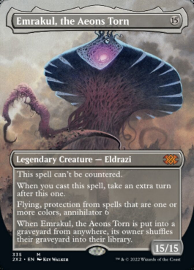 Emrakul, the Aeons Torn [#335 Alternate-Art Borderless] (2X2-M)