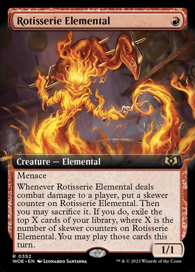 Rotisserie Elemental [#0352 Extended Art] (WOE-R)
