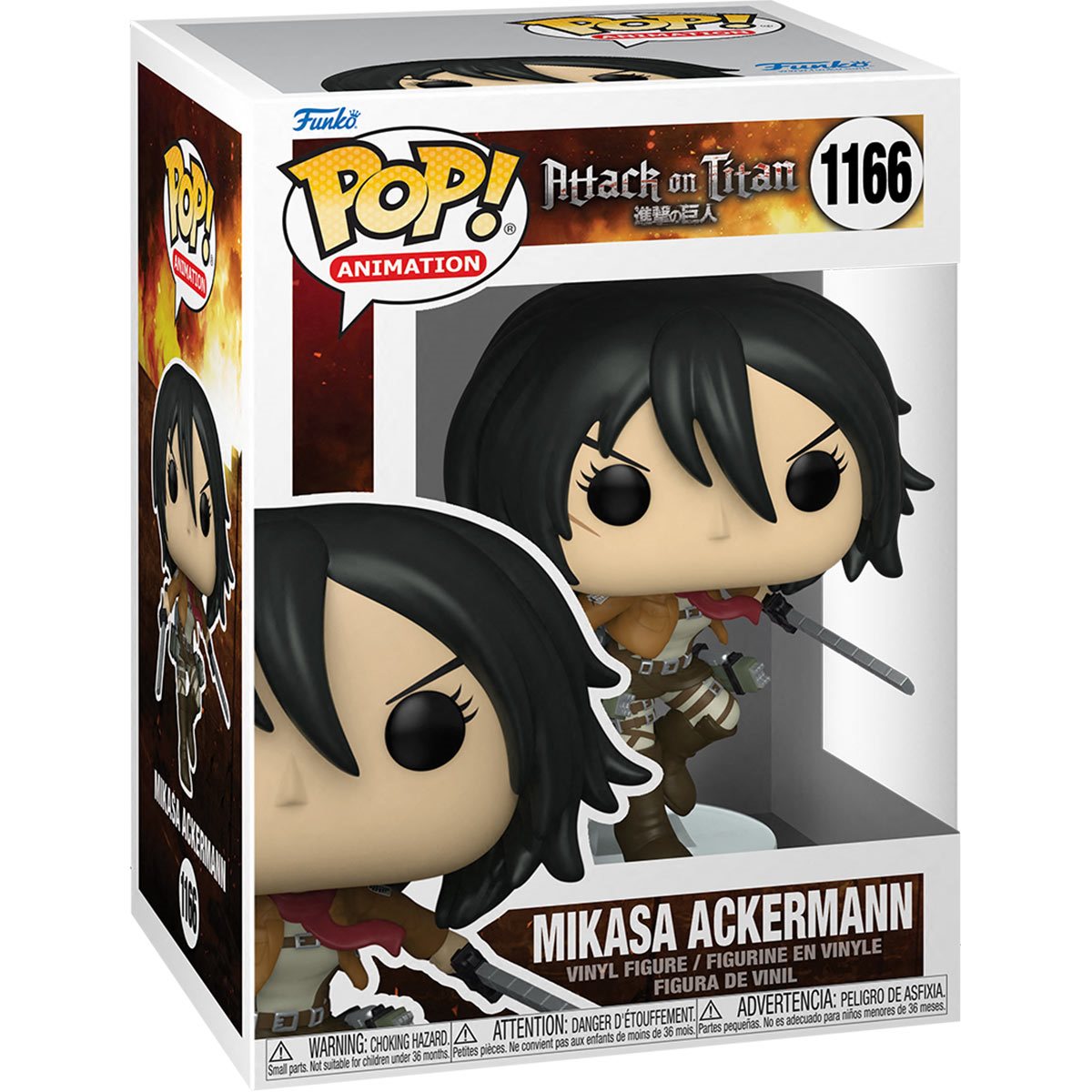 POP Figure: Attack on Titan #1166 - Mikasa Ackermann