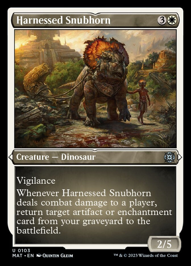 Harnessed Snubhorn [