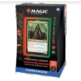 MTG: Commander Legends: Baldur's Gate - Commander Deck: Exit From Exile (RG)