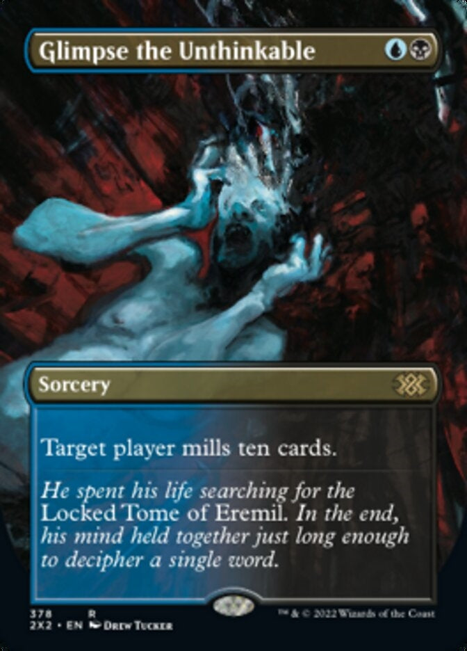 Glimpse the Unthinkable [#378 Alternate-Art Borderless] (2X2-R)