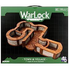 WizKids 4D Tiles: WarLock Tiles - Town & Village: Angles & Curves