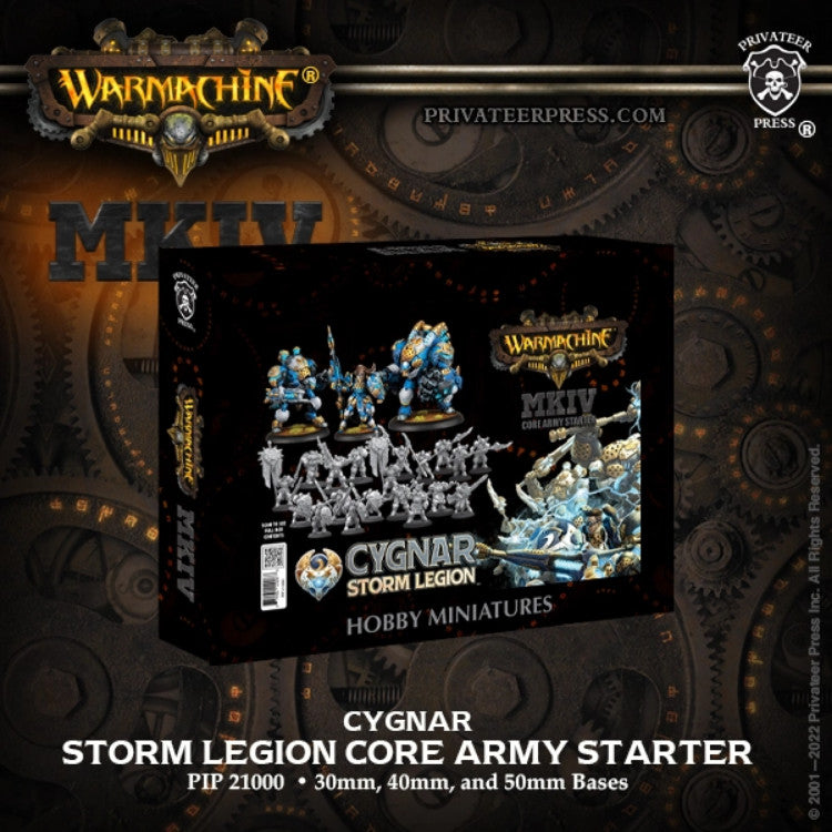 Warmachine MKIV (PIP 21000): Cygnar Storm Legion - Core Army