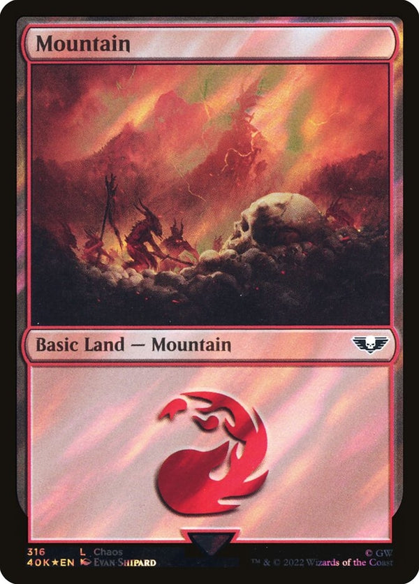 Mountain [#316 Surge Foil] (40K-C-FOIL)