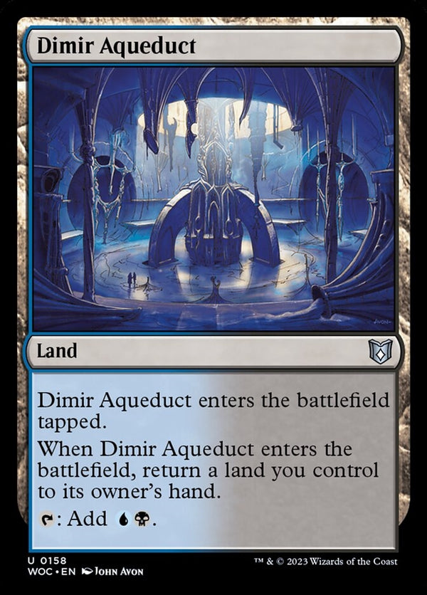 Dimir Aqueduct [#0158 Reprints] (WOC-U)