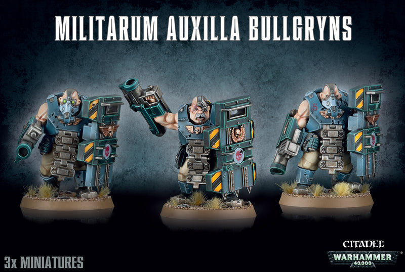 40K: Astra Militarum - Militarum Auxilla: Bullgryns / Orgyns / Nork Deddog
