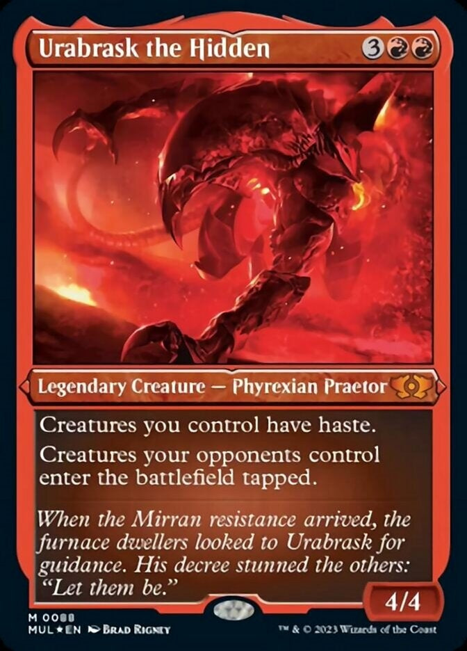 Urabrask the Hidden [#0088 Foil Etched] (MUL-M)