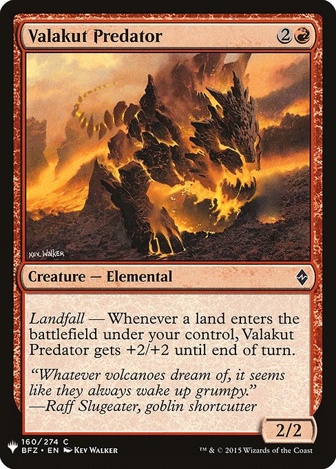 Valakut Predator [Mystery Booster #1091] (BFZ-C)