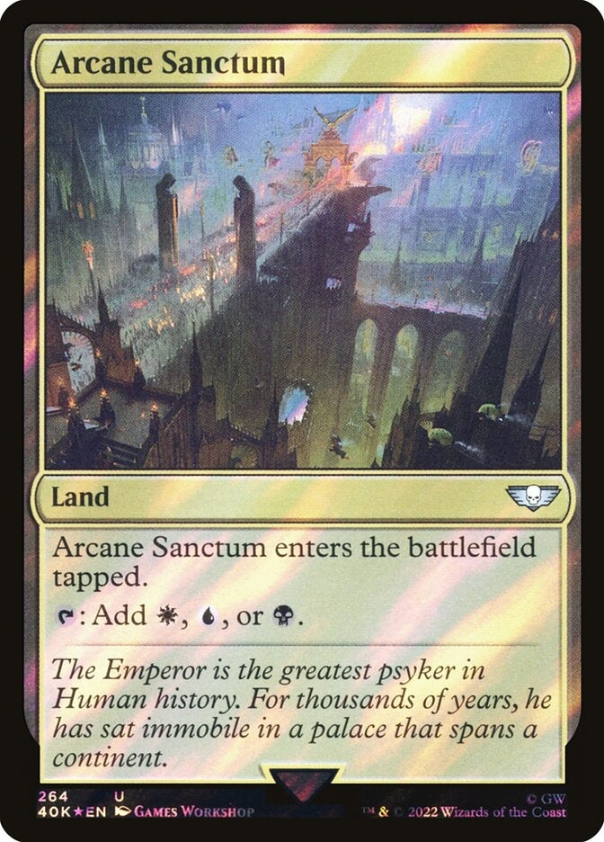 Arcane Sanctum [#264 Surge Foil] (40K-U-FOIL)