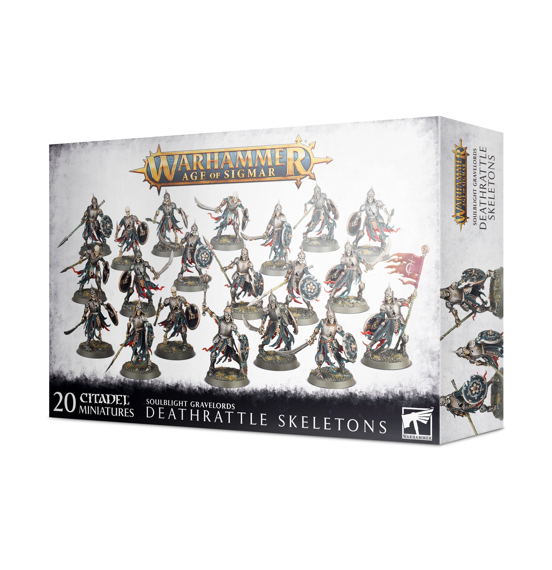 Age of Sigmar: Soulblight Gravelords - Deathrattle Skeletons (OOP; See notes)