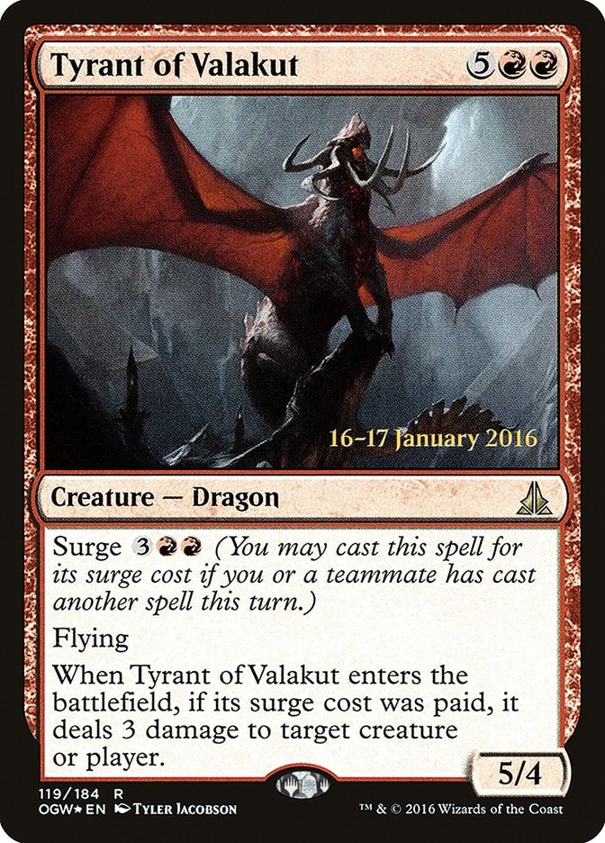 Tyrant of Valakut (OGW-R-PRE)