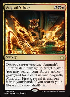 Angrath's Fury [#204] (RIX-R-PD)
