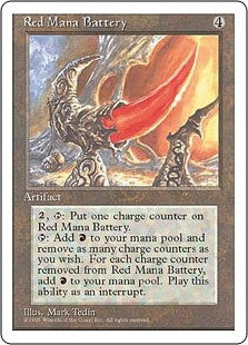 Red Mana Battery (4ED-R)