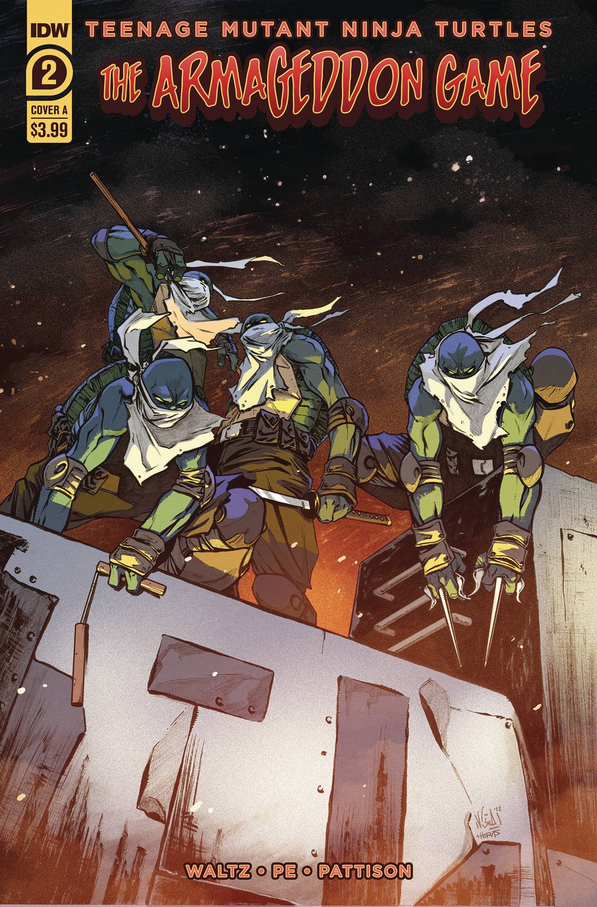TMNT ARMAGEDDON GAME #2 CVR A FEDERICI