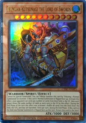 Tsumuha-Kutsunagi the Lord of Swords (CYAC-EN024) Secret Rare - Near Mint 1st Edition