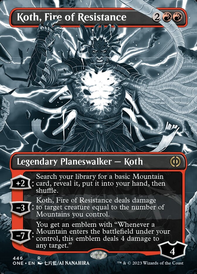 Koth, Fire of Resistance [#446 Compleat FOIL] (ONE-R)