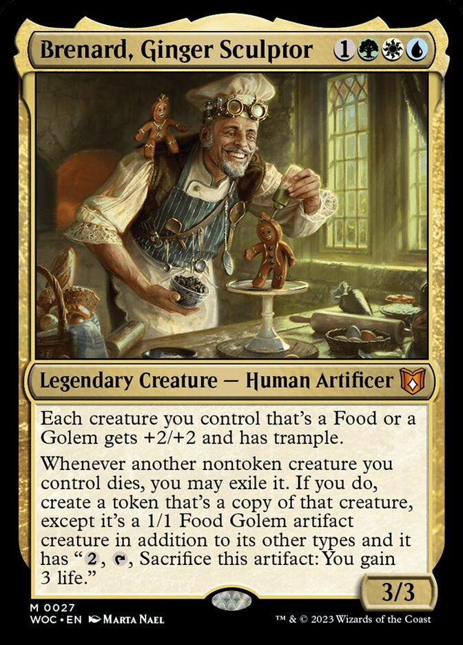 Brenard, Ginger Sculptor [#0027 New Commander Cards] (WOC-M)