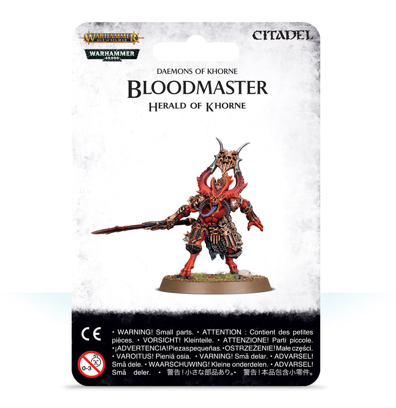 Daemons: Daemons of Khorne - Bloodmaster, Herald of Khorne