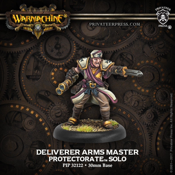 Warmachine: Protectorate - Deliverer Arms Master, Solo (Metal)