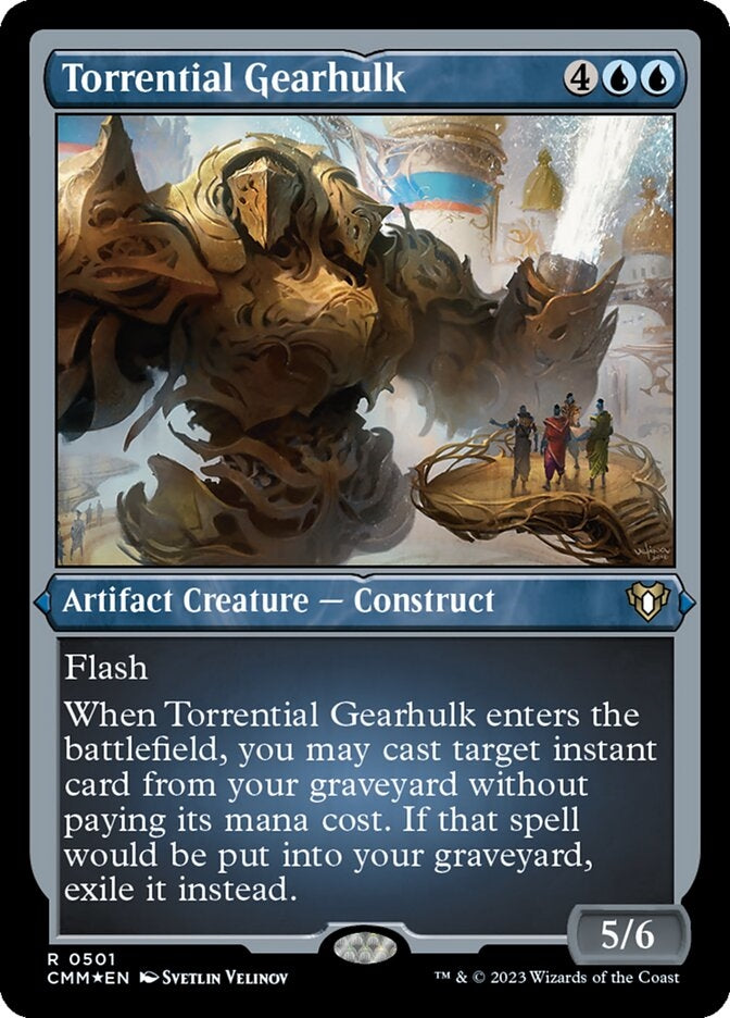 Torrential Gearhulk [#0501 Etched Foil] (CMM-R)