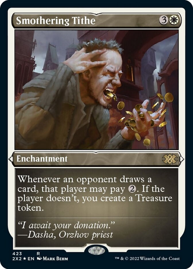 Smothering Tithe [#423 Etched Foil] (2X2-R)