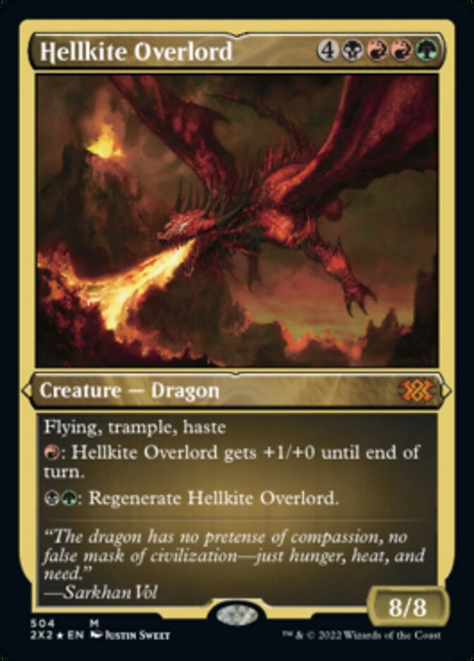 Hellkite Overlord [#504 Etched Foil] (2X2-M)