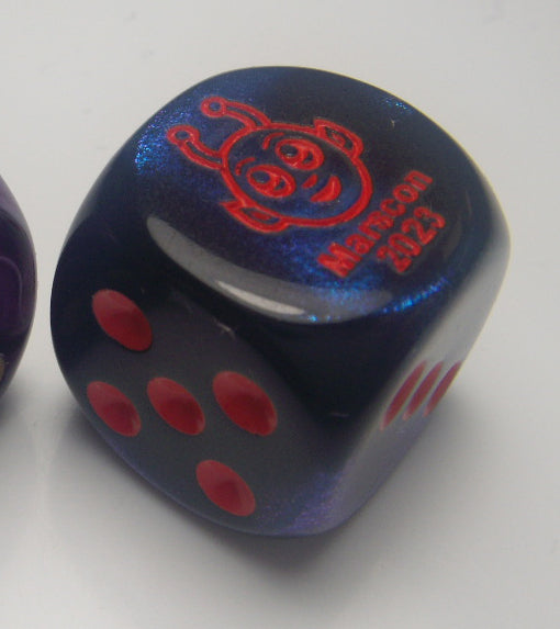 Marscon 2023 Swag: Gemini 16mm D6 Black-Starlight/Red (12)