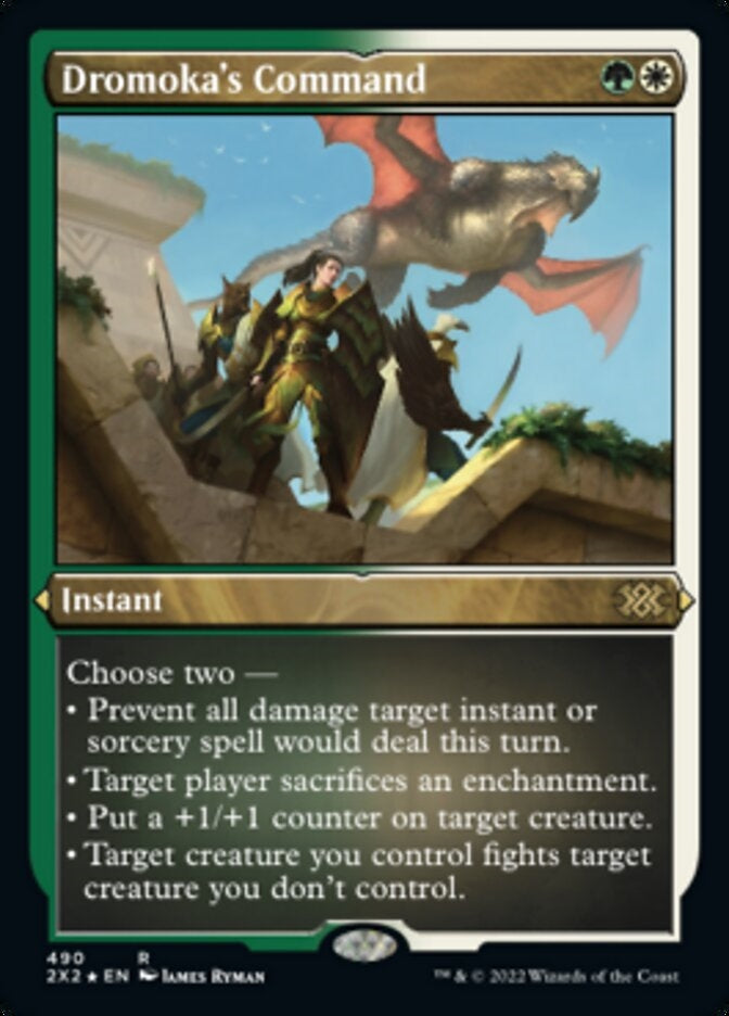 Dromoka's Command [#490 Etched Foil] (2X2-R)