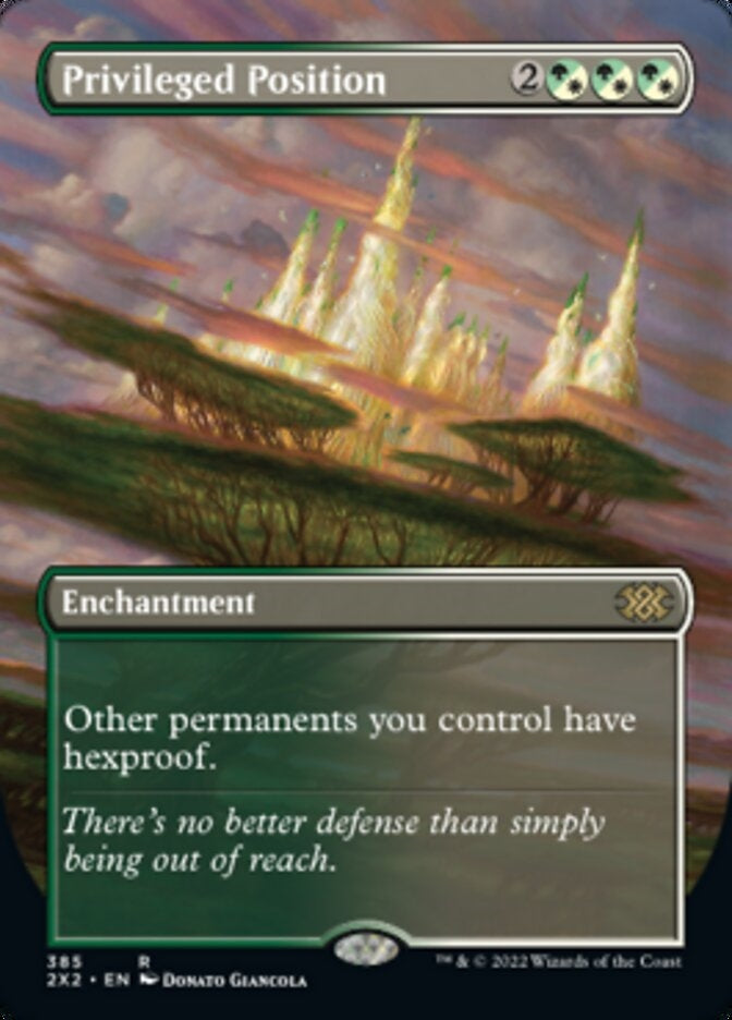 Privileged Position [#385 Alternate-Art Borderless] (2X2-R)