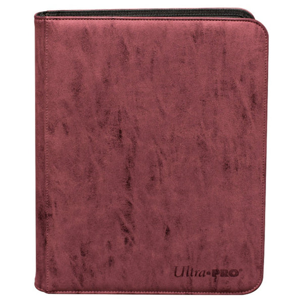 Ultra-PRO: 9-Pocket Premium PRO-Binder - Suede Collection: Ruby