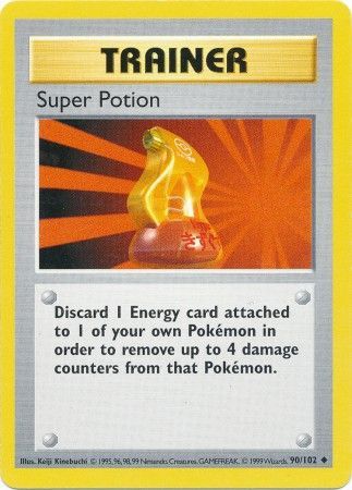 Super Potion - 090/102 (BSS) Uncommon - Near Mint Unlimited