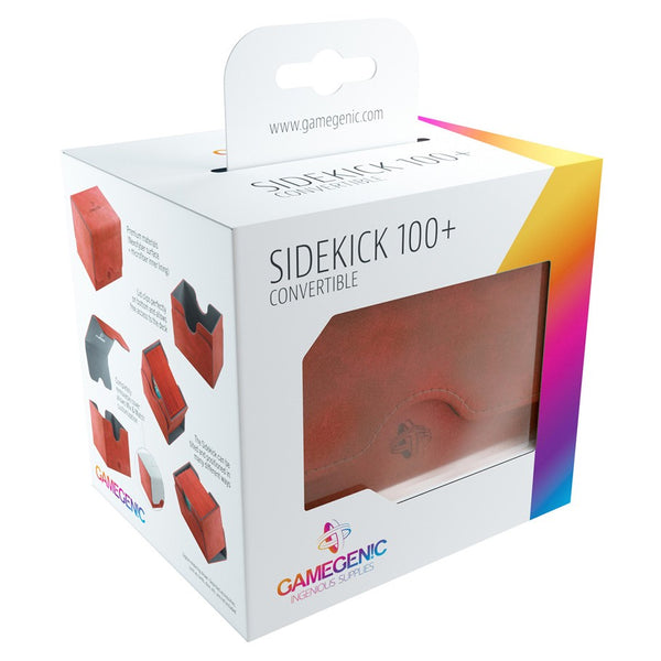 GameGenic: Deck Box - Sidekick 100+ Convertible: Red