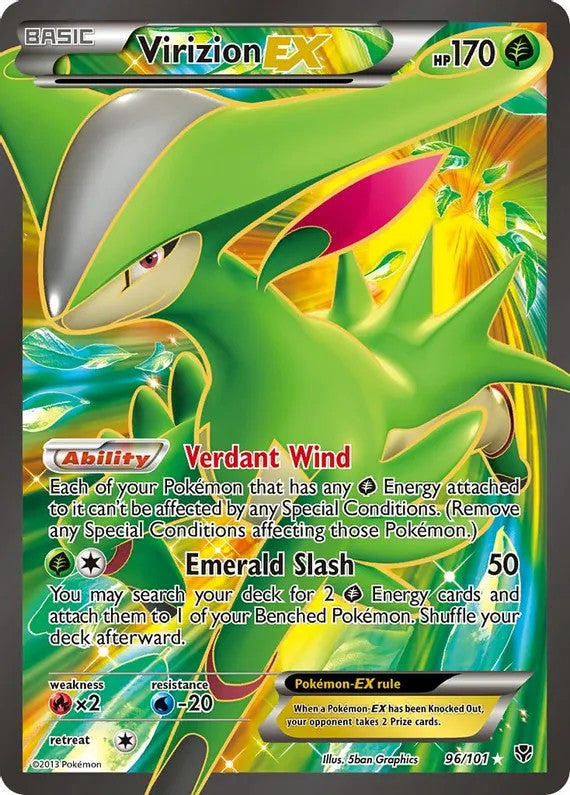 Virizion EX (96/101) Full Art