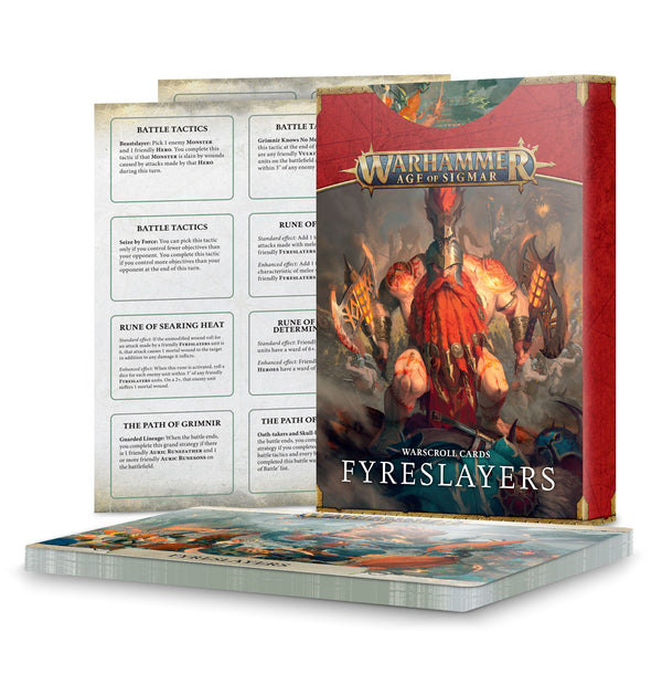 Age of Sigmar: Warscroll Cards - Fyreslayers (3rd)