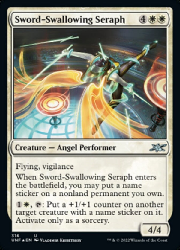 Sword-Swallowing Seraph [#316 Galaxy Foil] (UNF-U)