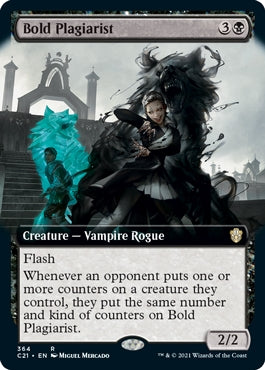 Bold Plagiarist [Extended Art] (C21-R)