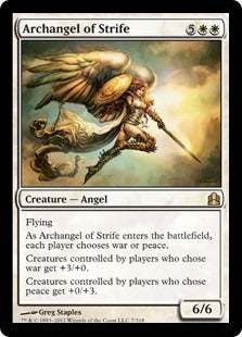 Archangel of Strife (CMD-R-FOIL)