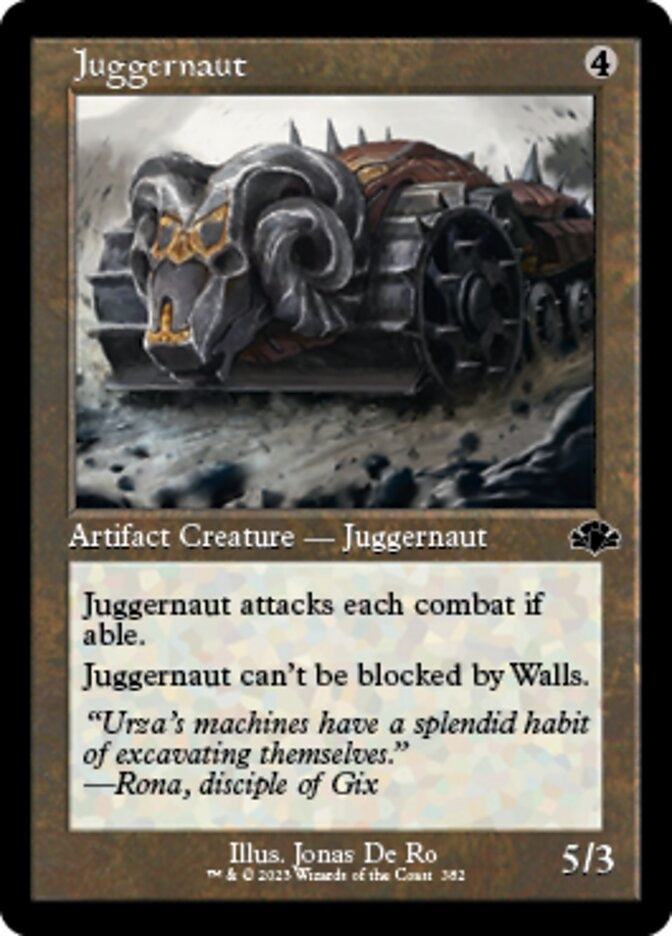 Juggernaut [#382 Old Frame Bonus Sheet] (DMR-C)