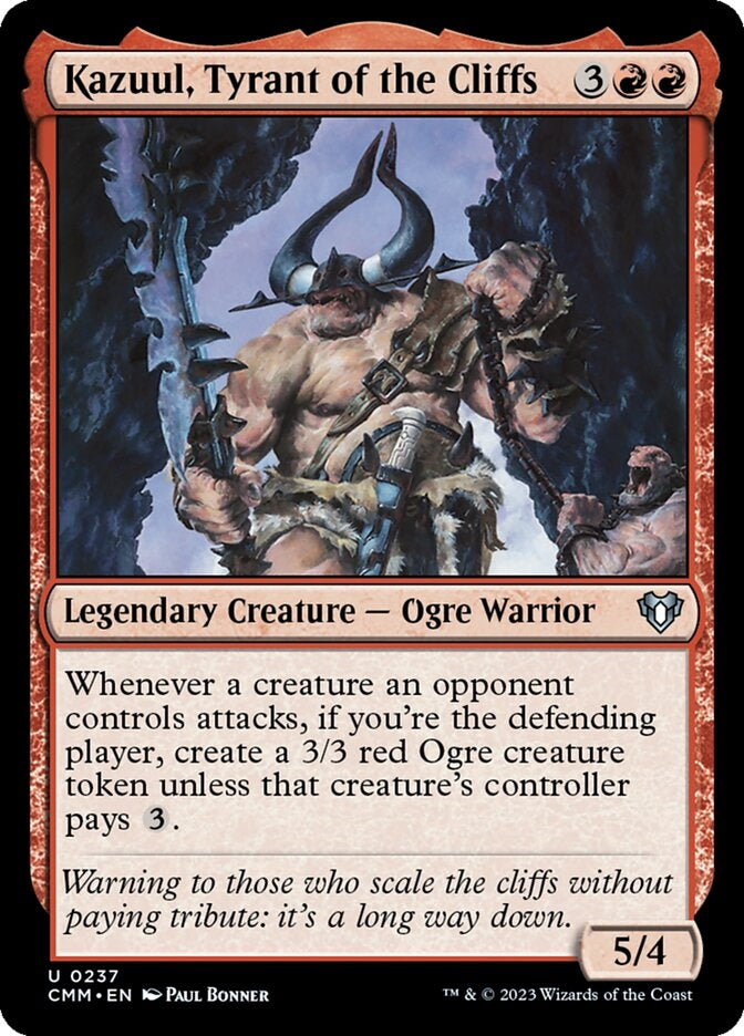 Kazuul, Tyrant of the Cliffs [#0237] (CMM-U)