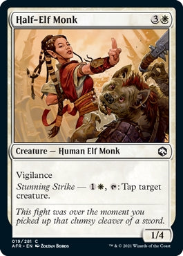 Half-Elf Monk (AFR-C)