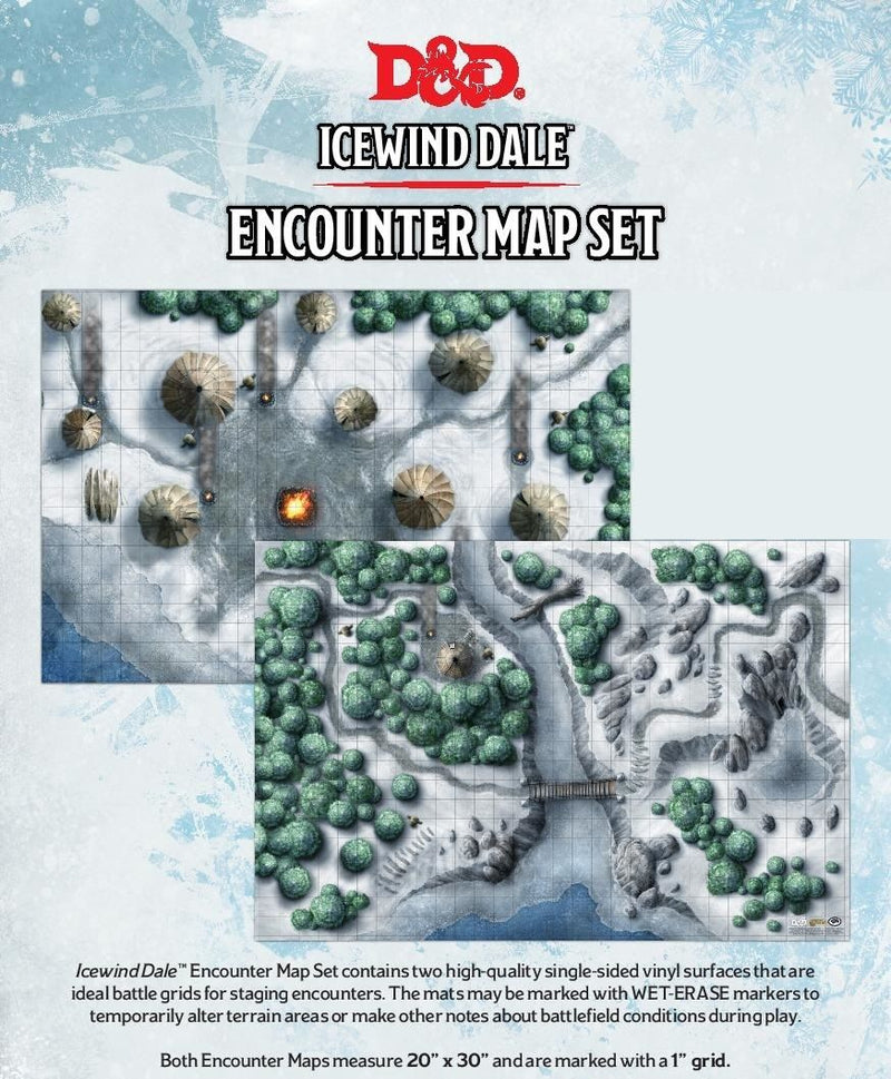 D&D 5E: Adventure 13 - Icewind Dale: Rime of the Frostmaiden - Encounter Map Set