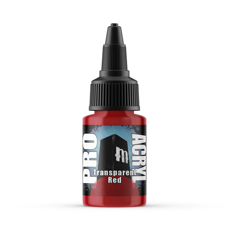 Monument Hobbies: PRO Acryl - 047 Transparent Red (22mL)