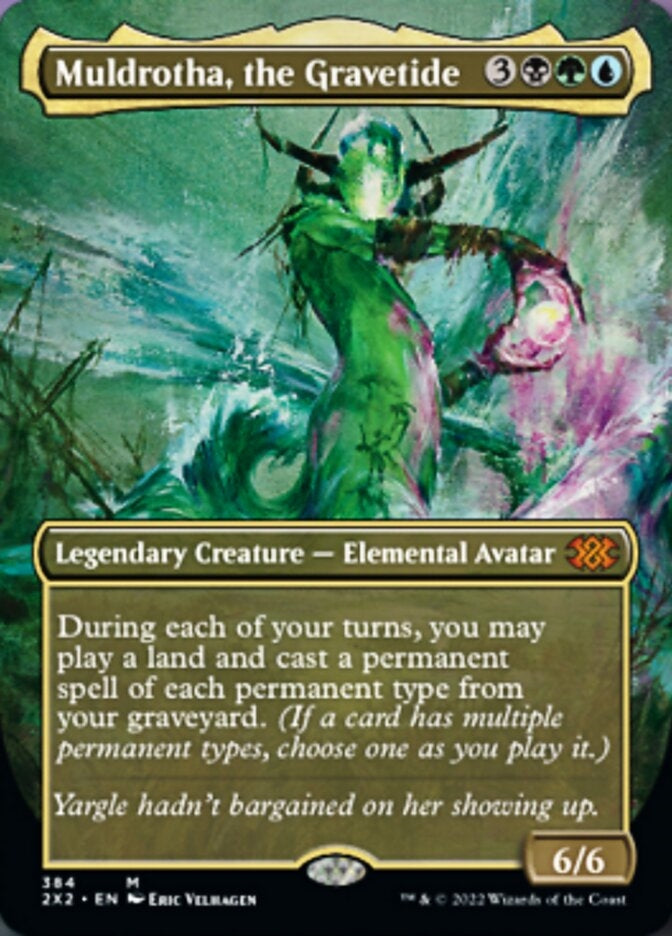 Muldrotha, the Gravetide [#384 Alternate-Art Borderless] (2X2-M)