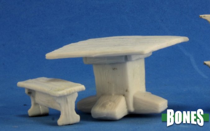 Bones 77319: Table and Benches