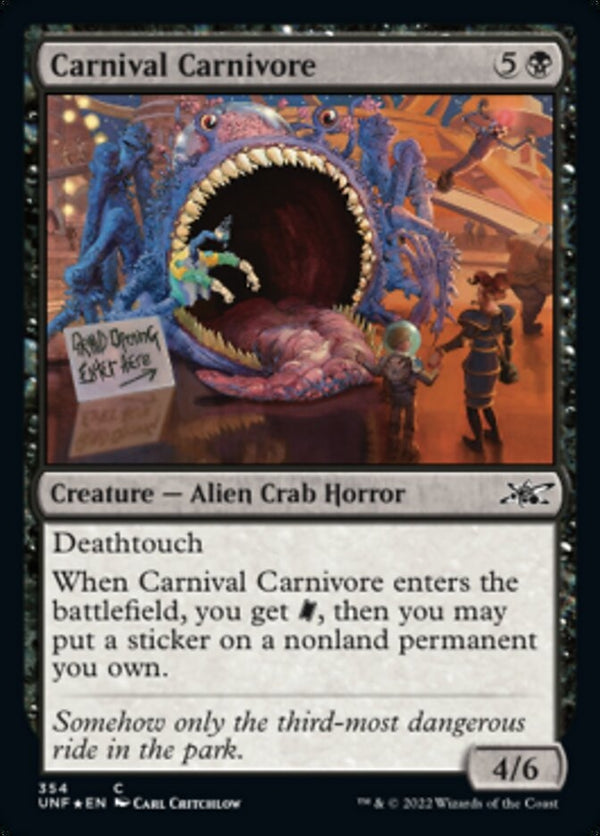 Carnival Carnivore [#354 Galaxy Foil] (UNF-C)